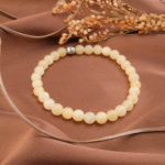 Kalsit Doğal Taş Bileklik (6mm)
