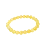 6A+ Kalite Özel Golden Prehnite Doğal Taş Bileklik (7-8mm) - Görsel 2