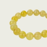 6A+ Kalite Özel Golden Prehnite Doğal Taş Bileklik (11-12mm) - Görsel 3