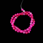 Pembe Akik Doğal Taş Dizi (6mm) - Görsel 6