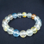 4A+ Kalite Multi Topaz Doğal Taş Bileklik (8-9mm) - Görsel 6