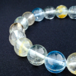 4A+ Kalite Multi Topaz Doğal Taş Bileklik (8-9mm) - Görsel 7