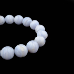 5A+ Kalite Kalsedon Doğal Taş Bileklik (9-10mm) - Görsel 6