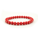 4A+Kalite Cinnabar-(Zinober) Taşı Özel Bileklik (6mm) - Görsel 4