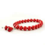 4A+Kalite Cinnabar-(Zinober) Taşı Özel Bileklik (8mm) - Görsel 4