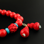 4A+Kalite Cinnabar-(Zinober) Taşı Özel Bileklik (8mm) - Görsel 6