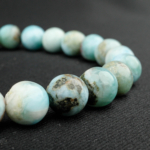 2A+Kalite Larimar Doğal Taş Bileklik (8mm) - Görsel 6