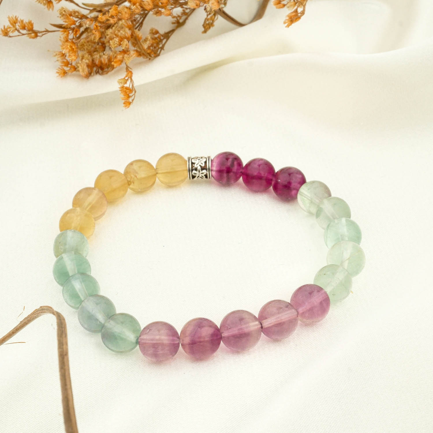 konya-dogaltas-evi-dogaltas-bileklik-63-0.jpg 5A+Kalite Rainbow Florit Doğal Taş Bileklik (8mm) - Görsel 1