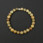 2A+Kalite Yeşil Lal (Garnet) Taşı Bileklik (8mm) - Görsel 5