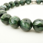 Seraphinite Doğal Taş Bileklik (8-9mm) - Görsel 4