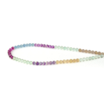 5A+Kalite Rainbow Florit Doğal Taş Dizi (6mm) - Görsel 4