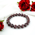Özel Star Lal (Garnet) Doğal Taş Bileklik (12-13mm)