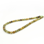 2A Kalite Yeşil Lal-(Garnet) Doğal Taş Dizi (7-8mm) - Görsel 4