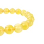 6A+ Kalite Özel Golden Prehnite Doğal Taş Bileklik (7-8mm) - Görsel 4