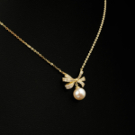 Orijinal İnci Taşı 925 Ayar Gümüş Kadın Kolye - Görsel 2