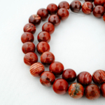 Kırmızı Snake Jasper Doğal Taş Dizi (8mm) - Görsel 3