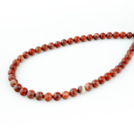 Kırmızı Snake Jasper Doğal Taş Dizi (8mm) - Görsel 4