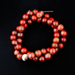Kırmızı Snake Jasper Doğal Taş Dizi (8mm) - Görsel 5