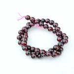 Lal (Garnet) Doğal Taş Dizi (7-8mm) - Görsel 3