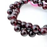 Lal (Garnet) Doğal Taş Dizi (7-8mm) - Görsel 4