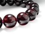 5A Kalite Lal (Garnet) Doğal Taş Bileklik (9-10mm) - Görsel 4