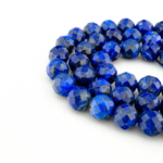 4A Kalite Lapis Lazuli Faset Kesim Doğal Taş Dizi (8mm) - Görsel 3