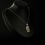 El Yapımı Altın Rutil Kuvars (Golden Healer) Taşı 925 Ayar Gümüş Erkek/Kadın (Unisex) Kolye - Görsel 4