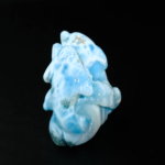 Orijinal Larimar Taşı El Oyması Carving İşçilik Yunus Obje - Görsel 5