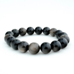 Orijinal Silver Obsidyen Doğal Taş Bileklik (10mm) - Görsel 2