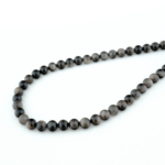 Silver Obsidyen Doğal Taş Dizi (8mm) - Görsel 4