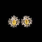 Sarı Safir Taşı 925 Ayar Gümüş Set - Görsel 8