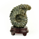 Labradorit Doğal Taş Ammonite Ham Obje - Görsel 9