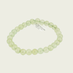 6A+ Kalite Prehnite Doğal Taş Bileklik (6-7mm) - Görsel 5