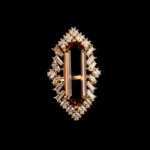 Zültanit Taşı (Laboratuvar İşlemli) Gold Kaplama 925 Ayar Gümüş Tasarımlı Yüzük - Görsel 3