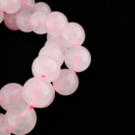 Madagaskar Pembe Kuvars Doğal Taş Dizi (10mm) - Görsel 6