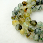 Prehnite (Prinayt) Doğal Taş Faset Dizi (6mm) - Görsel 3