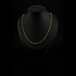 Prehnite Doğal Taş Faset Kesim Dizi Kolye (1.5-2mm) - Görsel 4