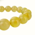 6A+ Kalite Özel Golden Prehnite Doğal Taş Bileklik (11-12mm) - Görsel 4