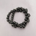 Shungite (Şungit) Doğal Taş Dizi (8mm) - Görsel 5