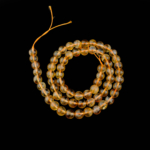 5A Kalite Sitrin Doğal Taş Dizi (6mm) - Görsel 6