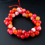 Akik Doğal Taş Faset Kesim Dizi (8mm) - Görsel 5