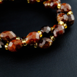 Oval Faset Kesim Lal (Garnet) Doğal Taş Dizi - Görsel 6