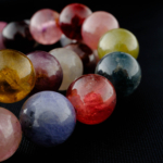 Renkli Spinel Doğal Taş Dizi (8mm) - Görsel 6