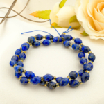 Lapis Lazuli Doğal Taş Oval Faset Kesim Dizi