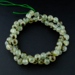 Prehnite (Prinayt) Doğal Taş  Dizi (6mm) - Görsel 6