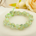Prehnite (Prinayt) Doğal Taş Oval Faset Kesim Dizi