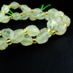 Prehnite (Prinayt) Doğal Taş Oval Faset Kesim Dizi - Görsel 6