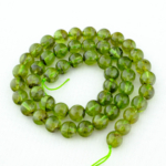5A Kalite Zebercet (Peridot) Doğal Taş Dizi (7-8mm) - Görsel 2