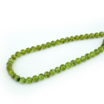 5A Kalite Zebercet (Peridot) Doğal Taş Dizi (7-8mm) - Görsel 4