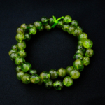 5A Kalite Zebercet (Peridot) Doğal Taş Dizi (7-8mm) - Görsel 5